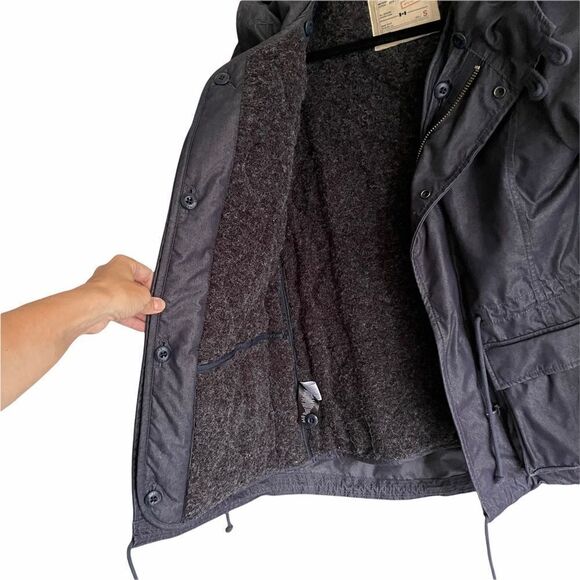 (SOLD) ARITZIA Tna Griffith Winter Parka Jacket Puffer Coat Hood Blue S - Picture 3 of 15